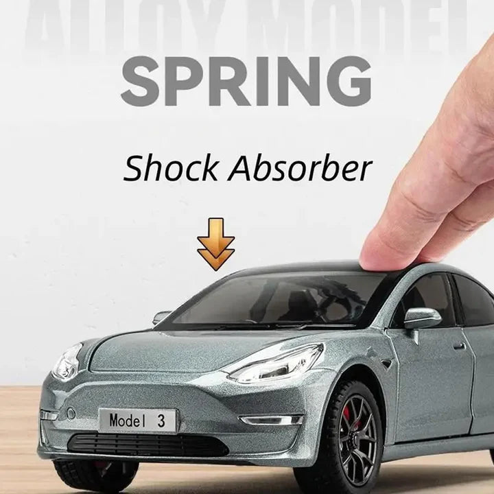 Tesla Model 3 - Diecast Metal Car - Scale 1:24