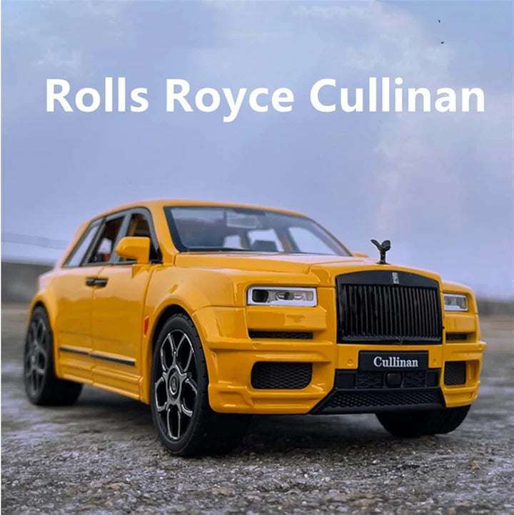 Rolls Royce Cullinan Gray- Diecast Metal Car - Scale 1:24