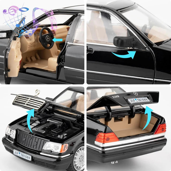 Mercedes - Benz W140 320sel - Diecast Metal Car - Scale 1:24