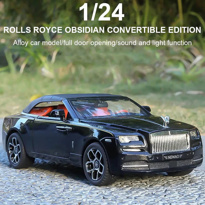 Rolls-Royce Convertible Super Sports - Diecast Metal Car - Scale 1:24