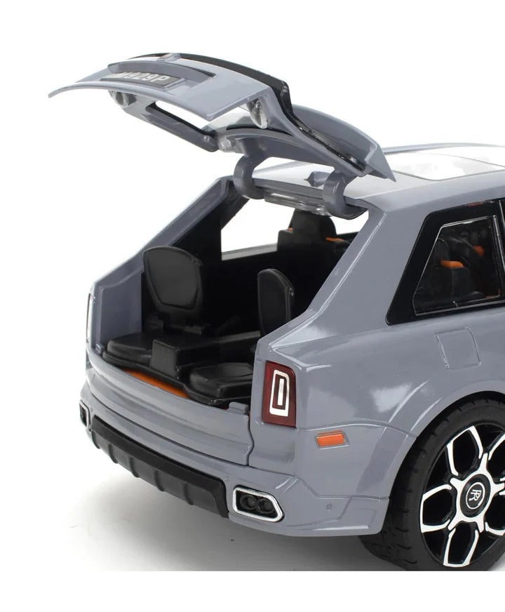 Rolls Royce Cullinan Gray- Diecast Metal Car - Scale 1:24