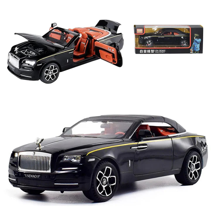 Rolls-Royce Convertible Super Sports - Diecast Metal Car - Scale 1:24