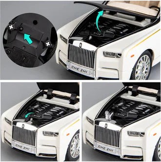 Rolls-Royce Phantom Black - Diecast Metal Car - Scale 1:32 / 1:24