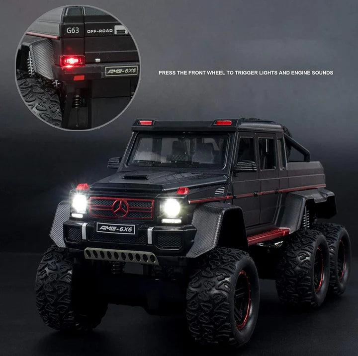 Mercedes AMG 6X6 - Diecast Metal Car - Scale 1:24