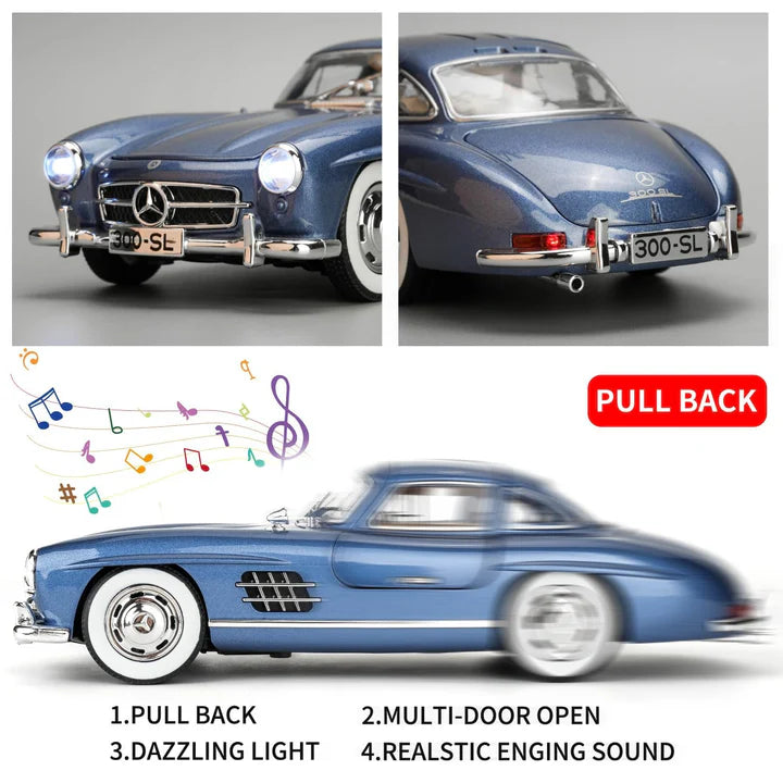 1954 Mercedes-Benz 300SL W198 - Diecast Metal Car - Scale 1:24