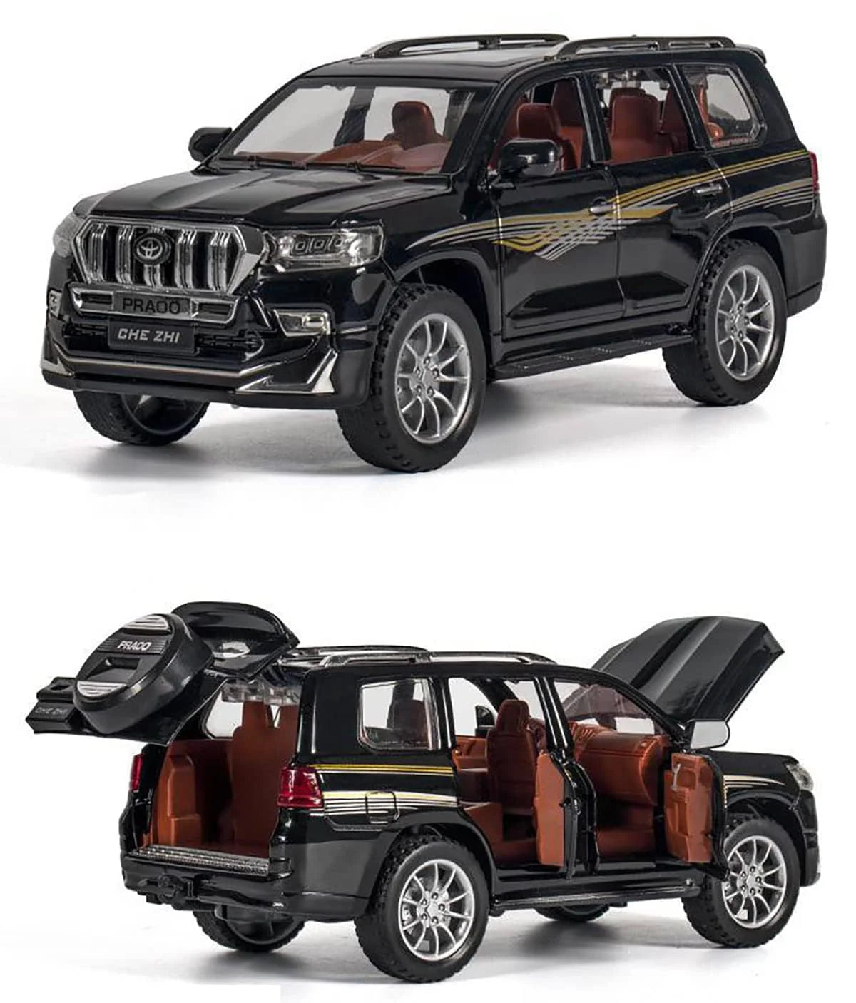 Toyota  Land Cruiser Prado - Diecast Metal Car - Scale 1:32 / 1:24