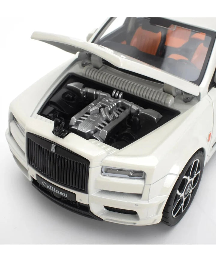 Rolls Royce Cullinan Gray- Diecast Metal Car - Scale 1:24