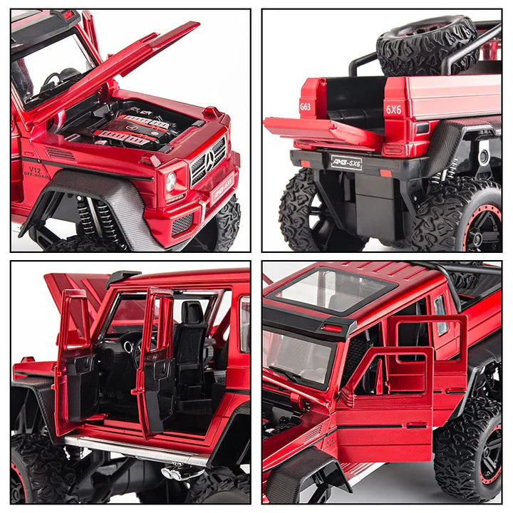Mercedes AMG 6X6 - Diecast Metal Car - Scale 1:24