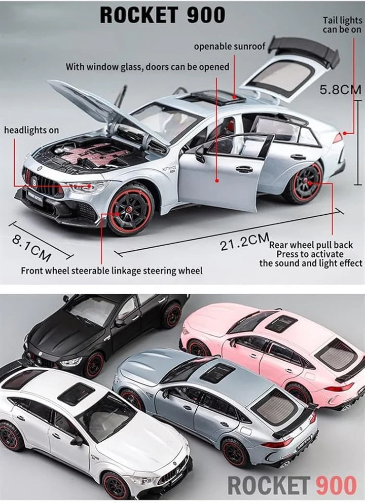 Mercedes Brabus Amg Rocket 900 - Diecast Metal Car - Scale 1:24