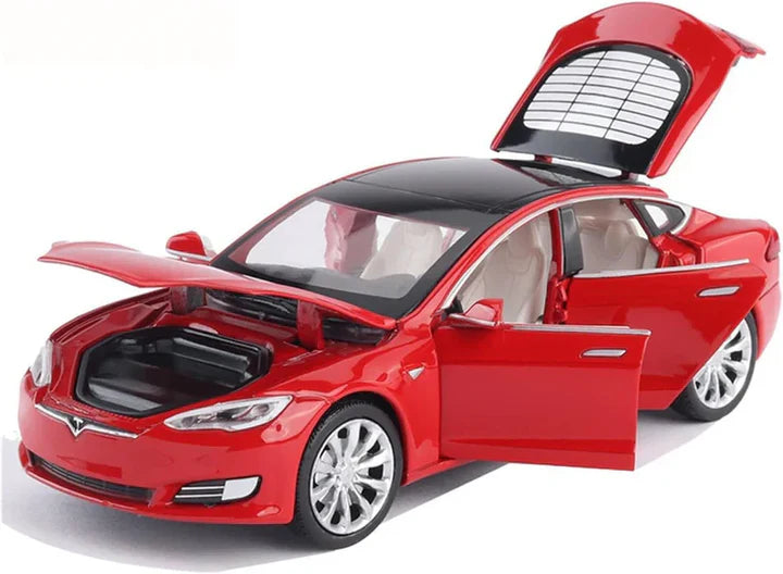 Tesla S Model - Diecast Metal Car - Scale 1:32