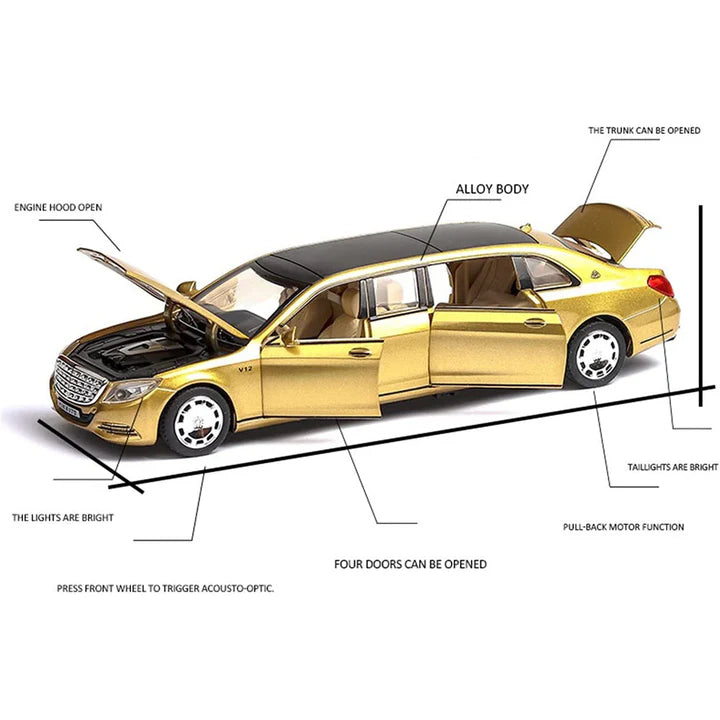 Mercedes Benz- Diecast Metal Car - Scale 1:32