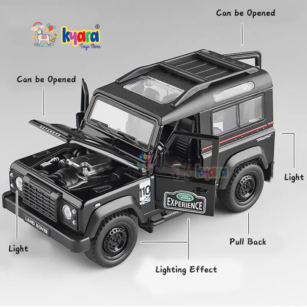 Land Rover Defender 110- Diecast Metal Car - Scale 1:24
