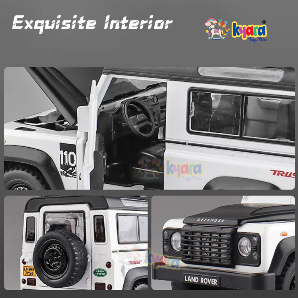 Land Rover Defender 110- Diecast Metal Car - Scale 1:24