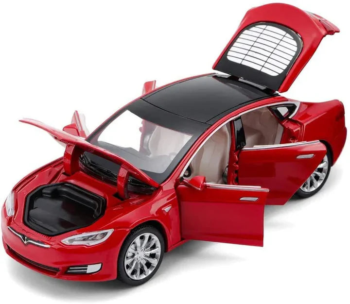 Tesla S Model - Diecast Metal Car - Scale 1:32