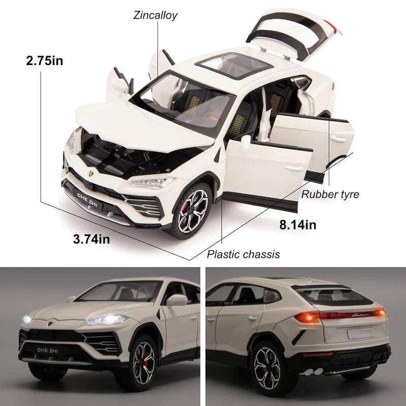 Lamborghini Urus- Diecast Metal Car - Scale 1:24/1:32