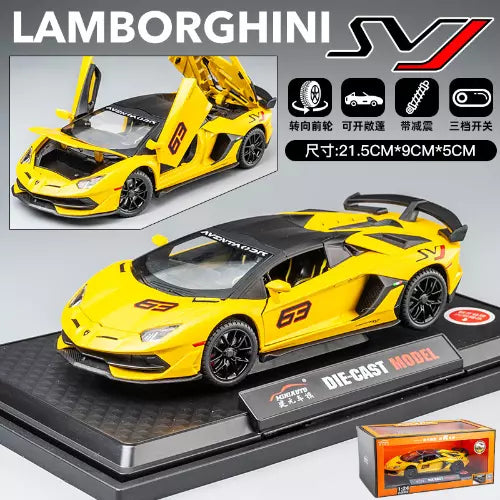 Lamborghini Svj-63 - Diecast Metal Car - Scale 1:24