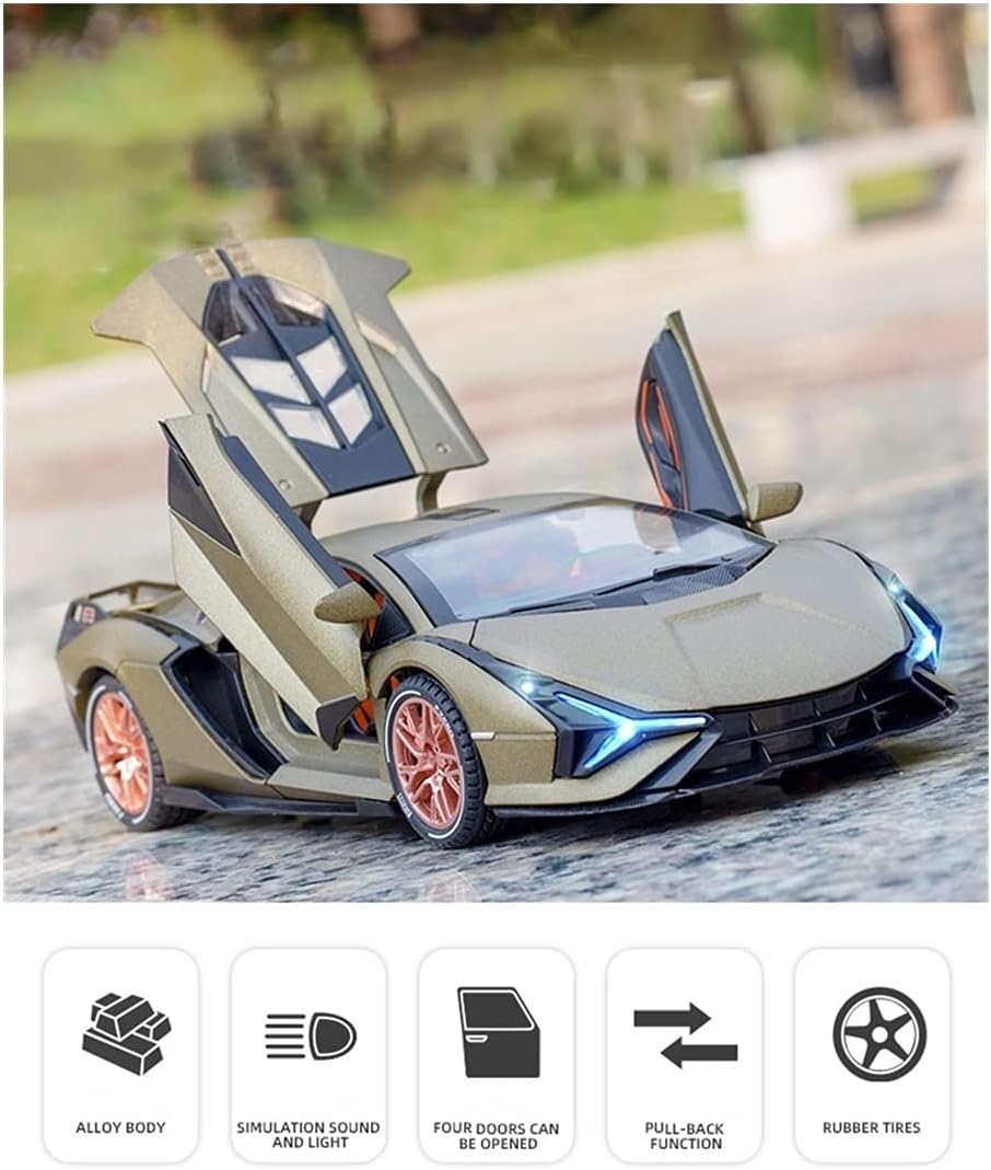 Lamborghini Sian - Diecast Metal Car - Scale 1:24/1:32