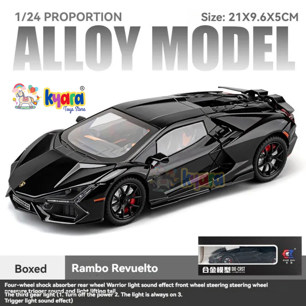 Lamborghini Sian Fkp 37 Sport - Diecast Metal Car - Scale 1:24