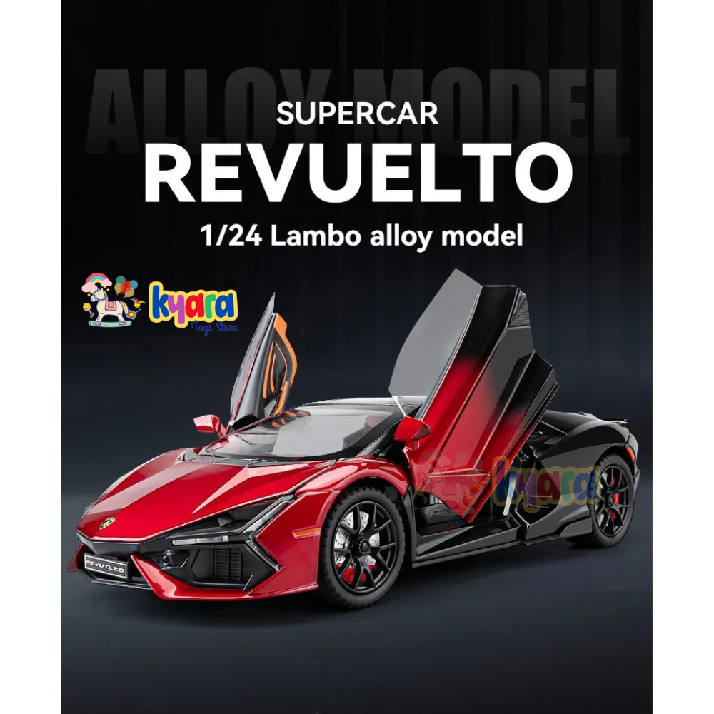 Lamborghini Sian Fkp 37 Sport - Diecast Metal Car - Scale 1:24