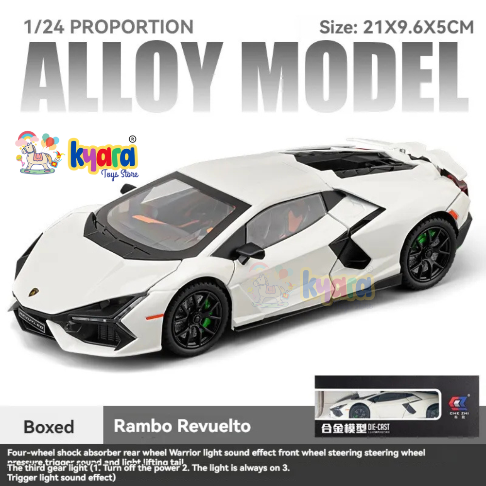 Lamborghini Sian Fkp 37 Sport - Diecast Metal Car - Scale 1:24