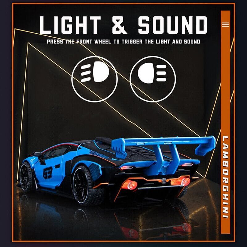 Lamborghini Essenza Scv12 - Diecast Metal Car - Scale 1:24