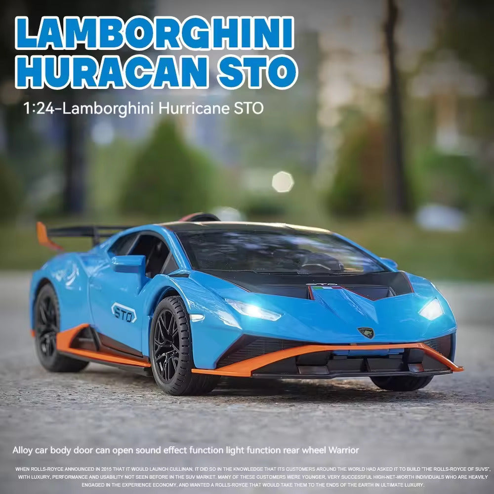 Lamborghini Huracán STO  - Diecast Metal Car - Scale 1:24