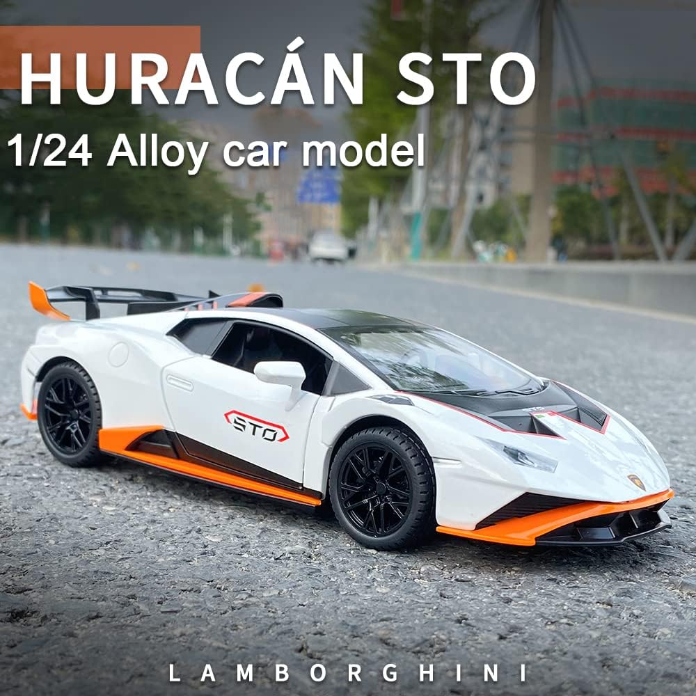 Lamborghini Huracán STO  - Diecast Metal Car - Scale 1:24