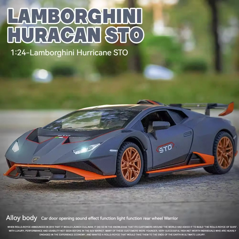 Lamborghini Huracán STO  - Diecast Metal Car - Scale 1:24