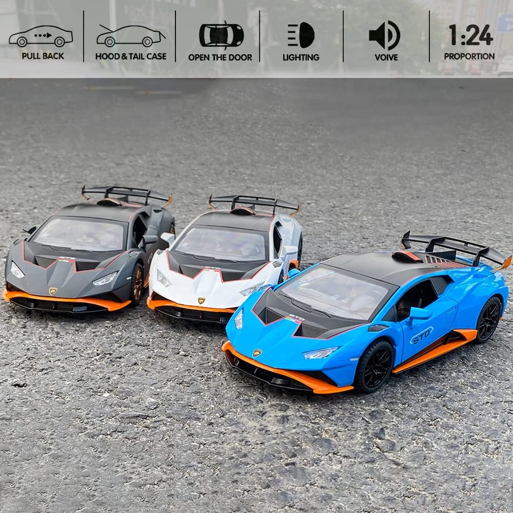 Lamborghini Huracán STO  - Diecast Metal Car - Scale 1:24