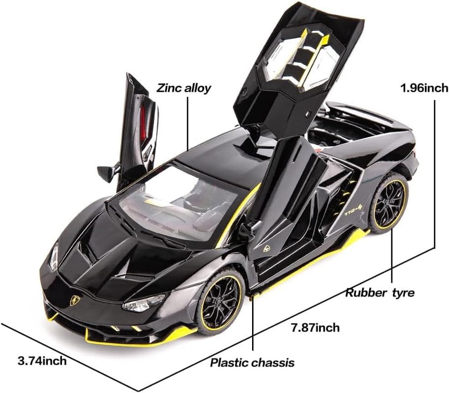 Lamborghini Centenario Lp770 - Diecast Metal Car - Scale 1:24/1:32