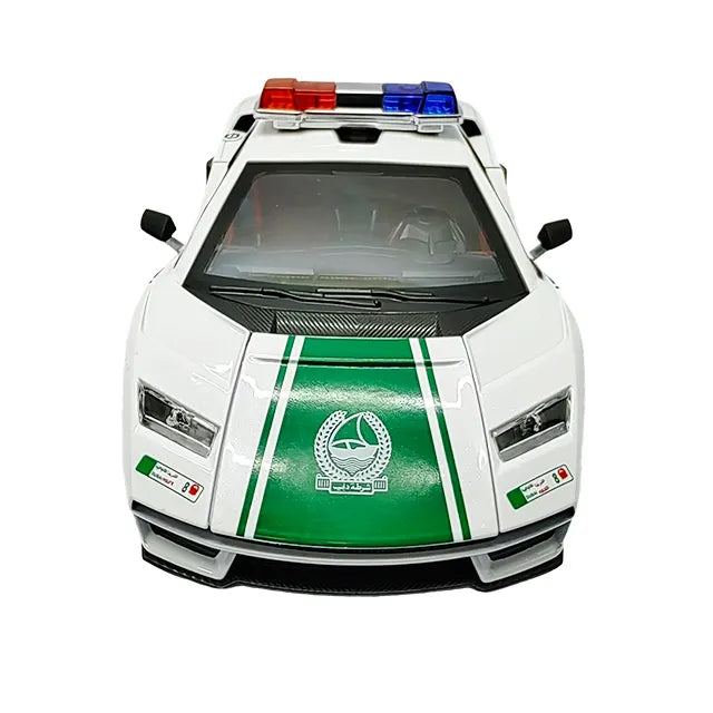Lamborghini 800 Police - Diecast Metal Car - Scale 1:24