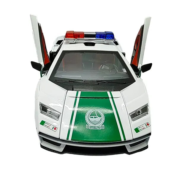 Lamborghini 800 Police - Diecast Metal Car - Scale 1:24