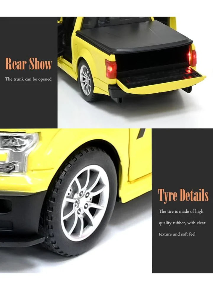 Raptor F150 Pickup Truck - Diecast Metal Car - Scale 1:24