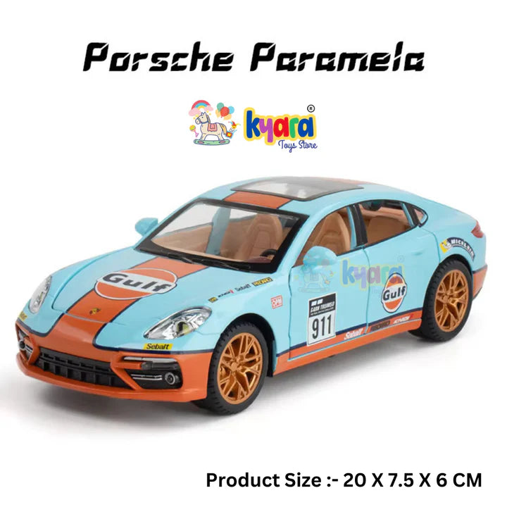 Porsche Panamera Racing - Diecast Metal Car - Scale 1:24