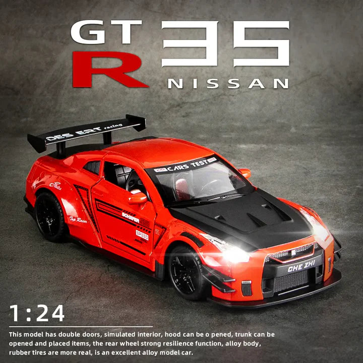 Nissan Gtr Super Sport - Diecast Metal Car - Scale 1:24