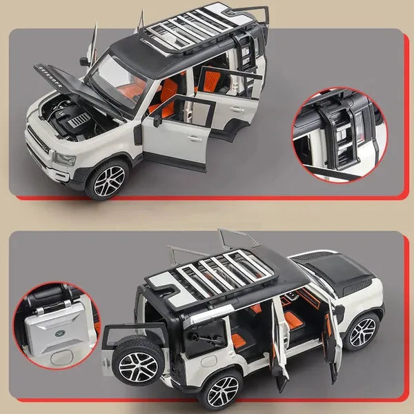 Land Rover Defender CZ - Diecast Metal Car - Scale 1:24