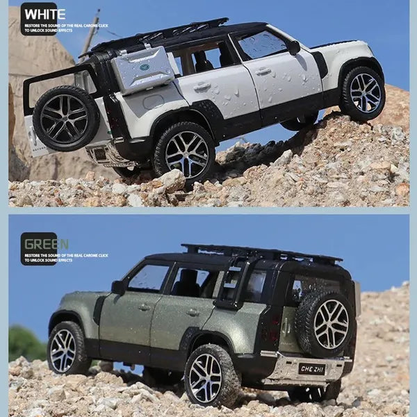 Land Rover Defender CZ - Diecast Metal Car - Scale 1:24