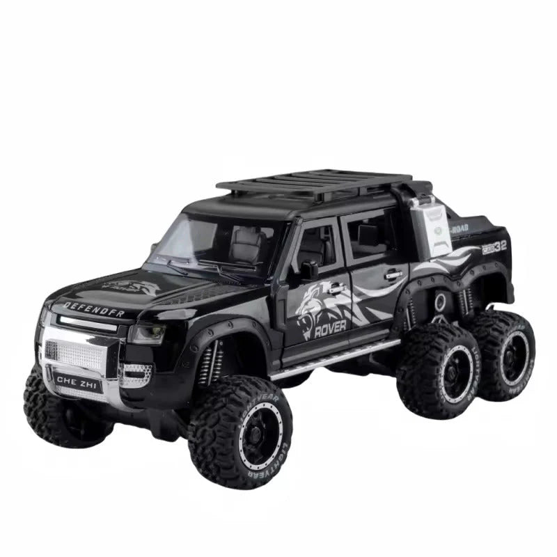 Land Rover Defender 6X6 - Diecast Metal Car - Scale 1:24