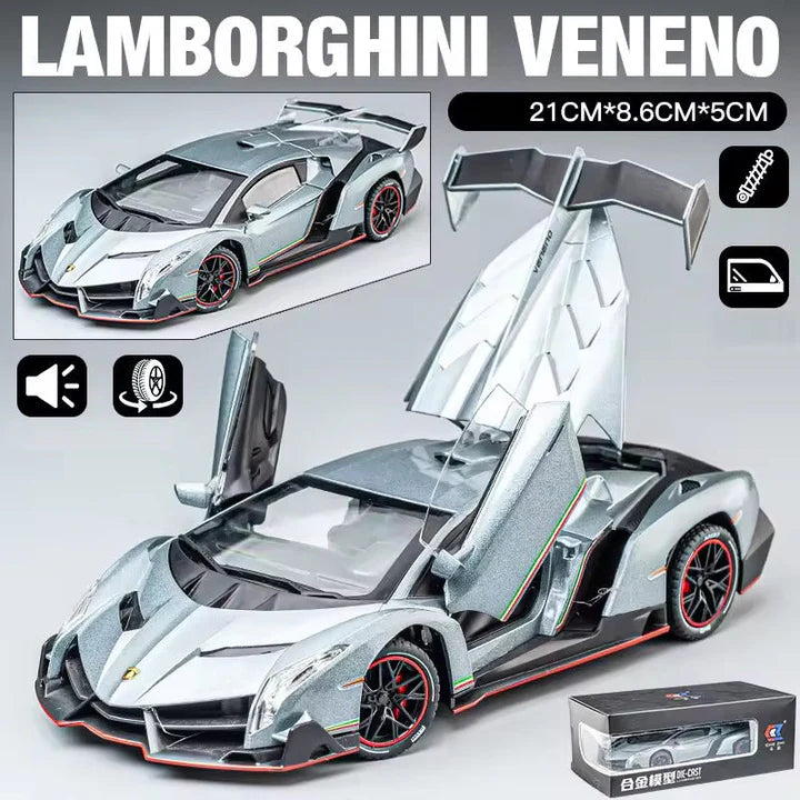 Lamborghini Veneno  - Diecast Metal Car - Scale 1:24