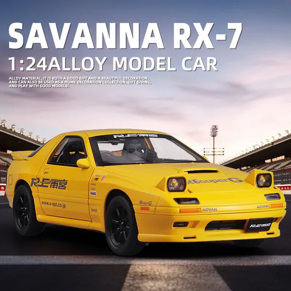 Mazda Savanna RX-7 - Diecast Metal Car - Scale 1:24