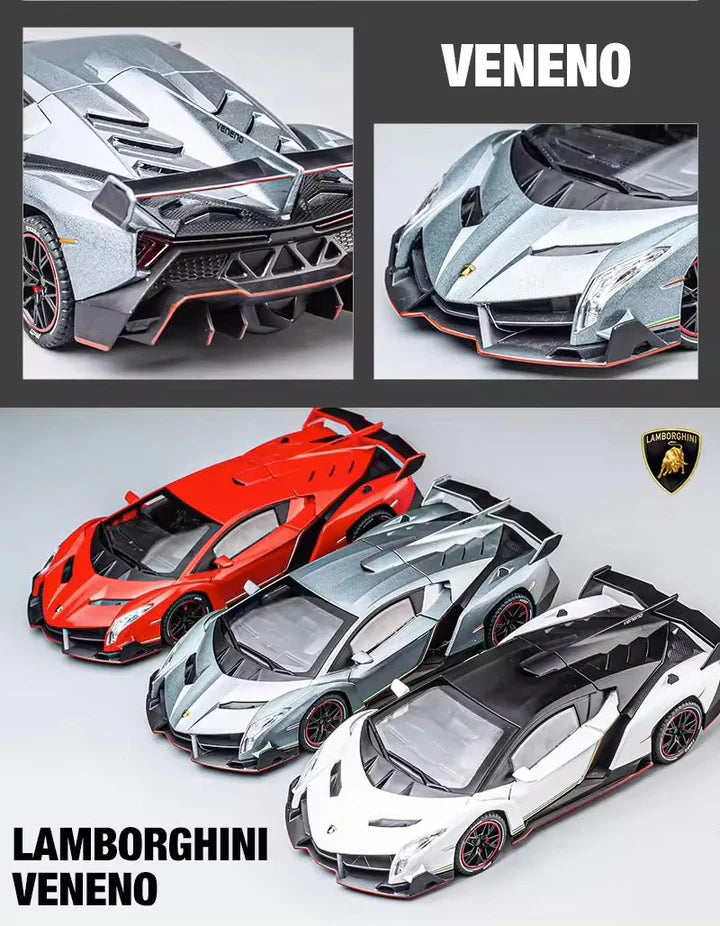 Lamborghini Veneno  - Diecast Metal Car - Scale 1:24