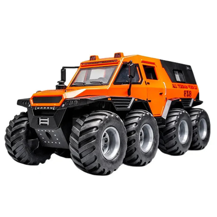 8X8 OFF-ROAD REFITTED MODEL ADVENTURE SUV - Diecast Metal Car - Scale 1:32
