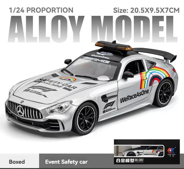 Mercedes-benz Amg Gt Safety Car - Diecast Metal Car - Scale 1:24
