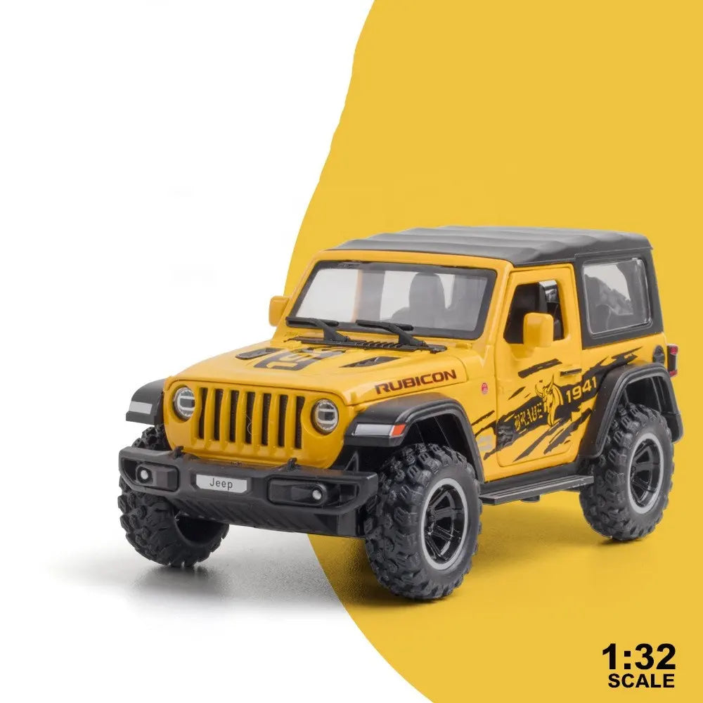 Jeep Rubicon - Diecast Metal Car - Scale 1:32 / 1:24