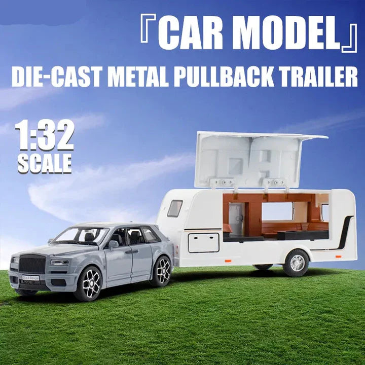 Rolls Royce Cullinan Trailer - Diecast Metal Car - Scale 1:24