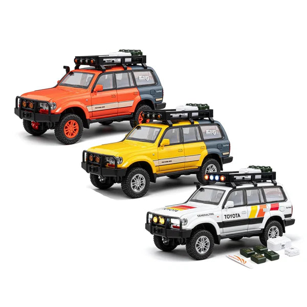 Toyota Land Cruiser LC80 - Diecast Metal Car - Scale 1:24