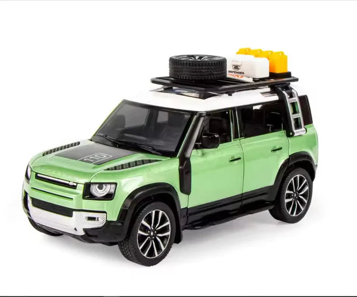 Land Rover Defender Vehicle - Diecast Metal Car - Scale 1:24