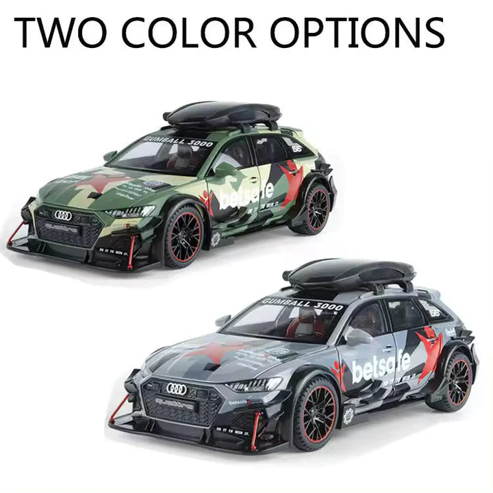 Audi Rs6 Militery - Diecast Metal Car - Scale 1:24/1:32