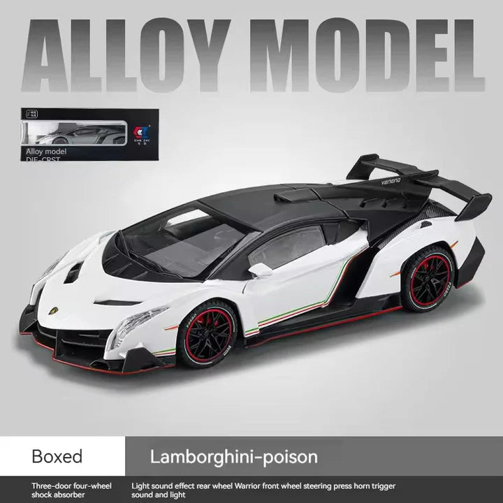 Lamborghini Veneno  - Diecast Metal Car - Scale 1:24