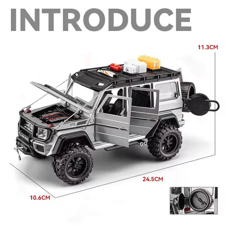Mercedes-benz Brabus G550 - Diecast Metal Car - Scale 1:24